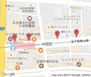 新栄町第4自転車駐車場の地図