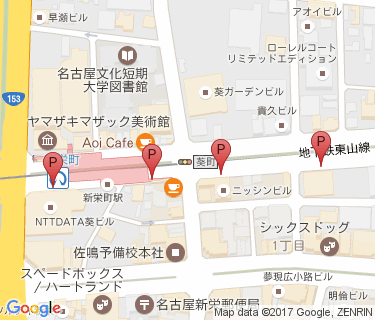 新栄町第5自転車駐車場の地図