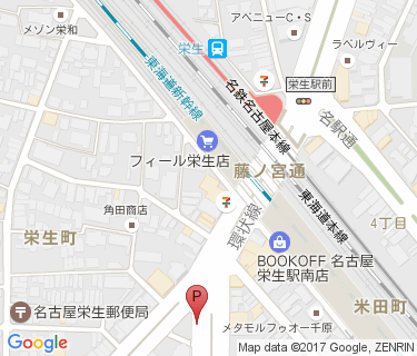 栄生第4自転車駐車場の地図