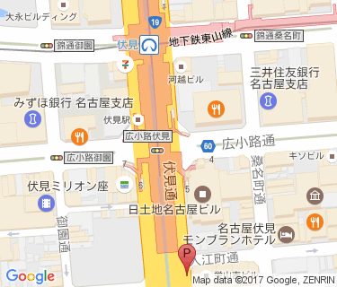 MAYパーク 伏見通東第6自転車駐車場の地図