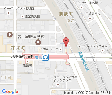 亀島第2自転車駐車場の地図