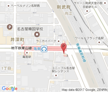 亀島第3自転車駐車場の地図
