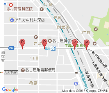 亀島第5自転車駐車場の地図