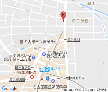 藤が丘北自転車駐車場の地図