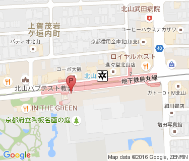 高速鉄道北山駅自転車駐車場の地図
