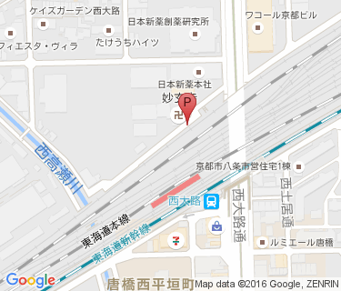 西大路駅北自転車駐車場の地図