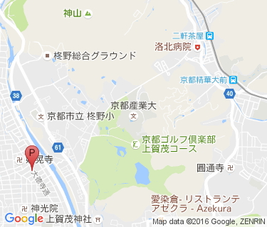 西賀茂自転車駐車場の地図