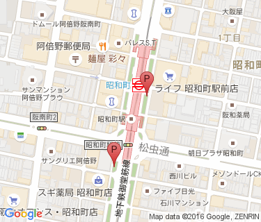 昭和町駅自転車駐車場の地図
