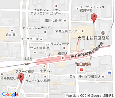 横堤駅自転車駐車場の地図