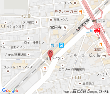 JR野田駅・玉川駅自転車駐車場の地図