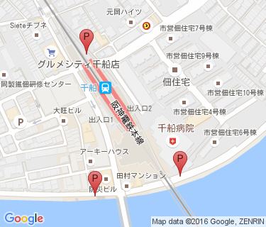 千船駅自転車駐車場の地図