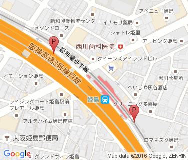 姫島駅自転車駐車場の地図
