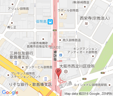 御幣島駅自転車駐車場の地図