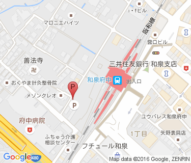 三井のリパーク 和泉府中駅前第2の地図