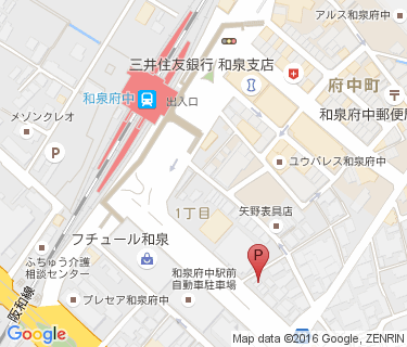 三井のリパーク 和泉府中駅東第2の地図