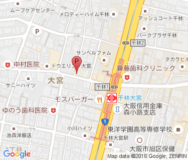 三井のリパーク 千林大宮駅前第2駐輪場の地図