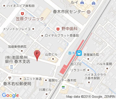 三井のリパーク 春木駅前第2の地図