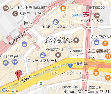 キタエリア(桜橋西)の地図