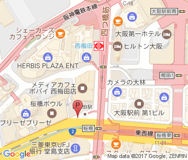 キタエリア(桜橋)の地図