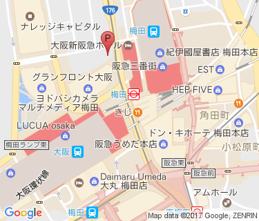 ヨドバシカメラ マルチメディア梅田の地図