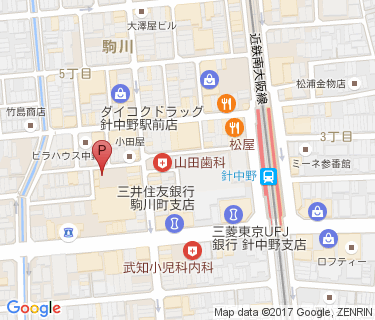 サイクルタイムズ駒川商店街の地図