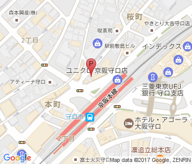 サイクルタイムズ守口市駅前の地図