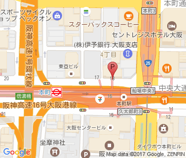 本町駅自転車駐車場(南本町4-2)の地図