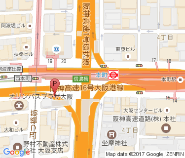 本町駅自転車駐車場(阿波座1-1)の地図