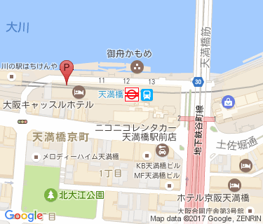 エコステーション21 京阪天満橋西の地図