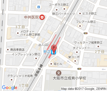 野江駅駐輪センターの地図