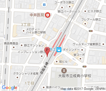 エコステーション21 京阪野江駅前の地図