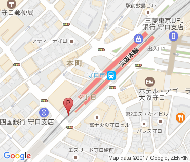 エコステーション21 京阪守口市西駐輪場の地図