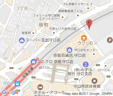 エコステーション21 京阪守口東第1駐輪場の地図