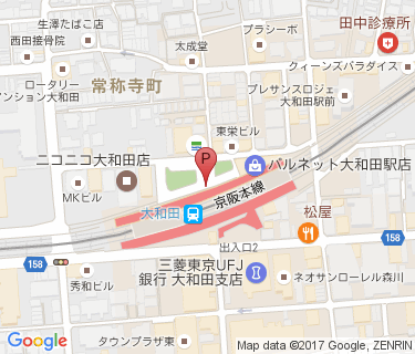 エコステーション21 京阪大和田駅北の地図