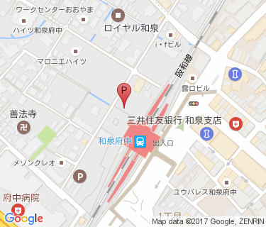 コインズ和泉府中駅前の地図