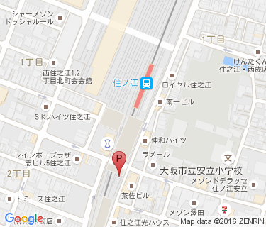 住ノ江駅自転車駐車場の地図