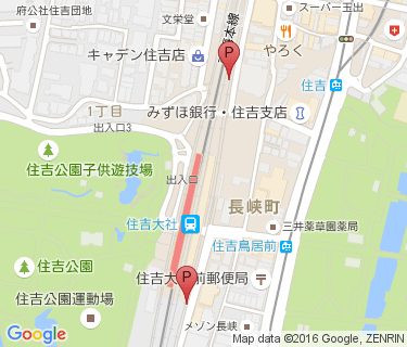 住吉大社駅自転車駐車場の地図