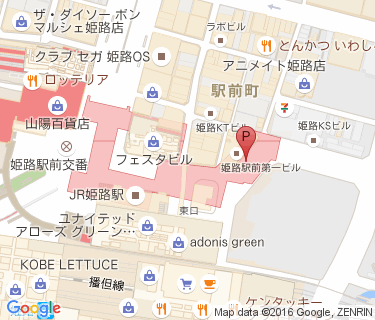 姫路駅前東第6自転車駐車場の地図