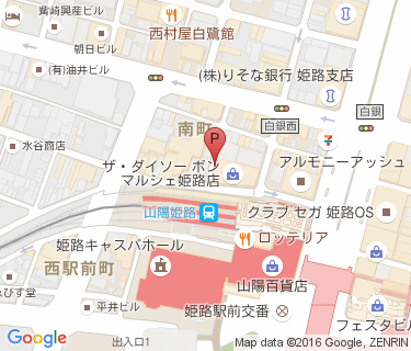 姫路駅前西第4自転車駐車場の地図