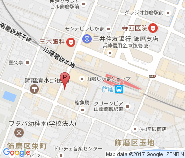 サイクルタイムズ飾磨駅前の地図