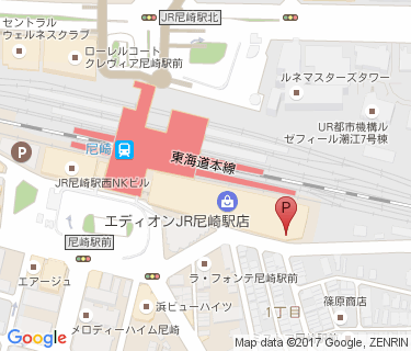 サイクルタイムズJR尼崎駅前の地図