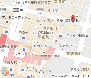 姫路駅前東第2自転車駐車場の地図