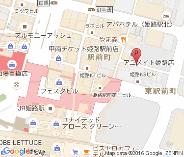 姫路駅前東第5自転車駐車場の地図