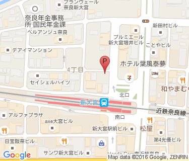 三井のリパーク 新大宮駅前の地図