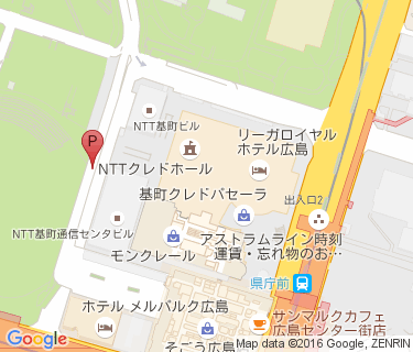 広島バスセンター西駐輪場Aの地図