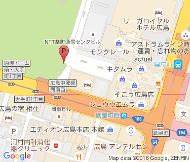 広島バスセンター西駐輪場Bの地図