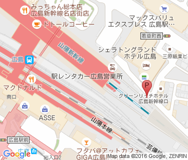 広島駅北口第二駐輪場の地図