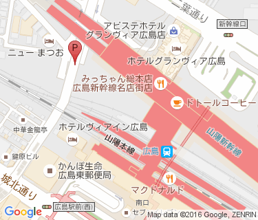 広島駅北口第三駐輪場の地図