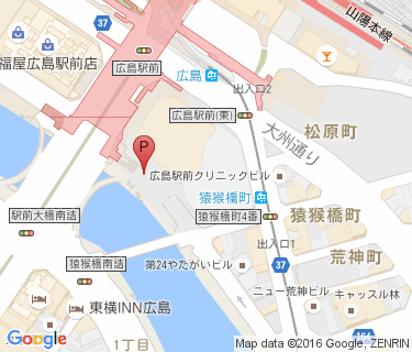 広島駅南口第一駐輪場の地図