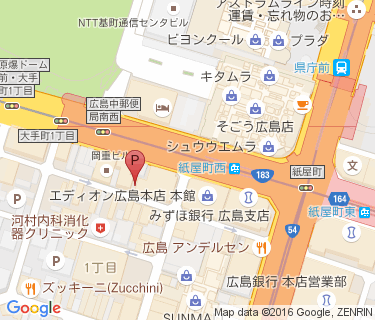 エディオン広島本店新館自転車駐輪場の地図